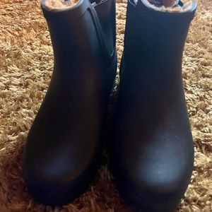 Chocks Fuzzy Rain Booties